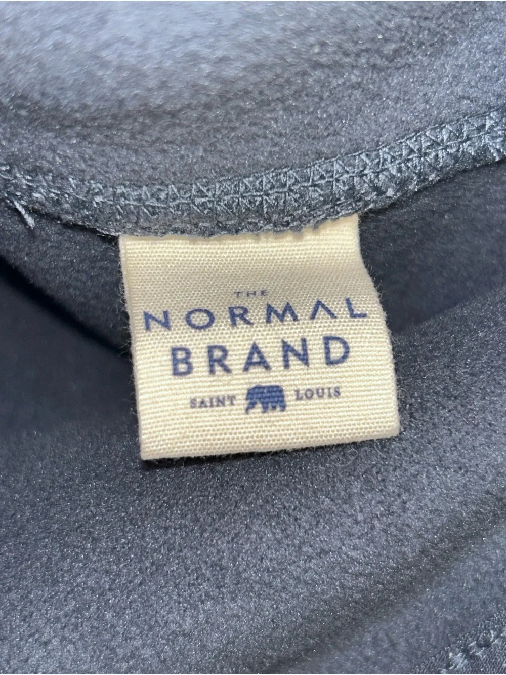 THE NORMAL BRAND 1/4 Button Front Pullover Fleece Jacket